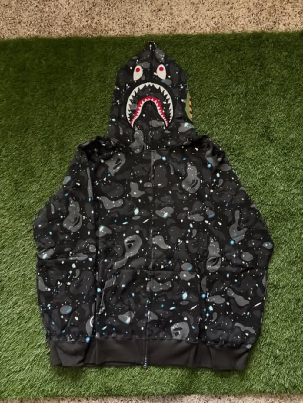 Galaxy Bape Zip Up